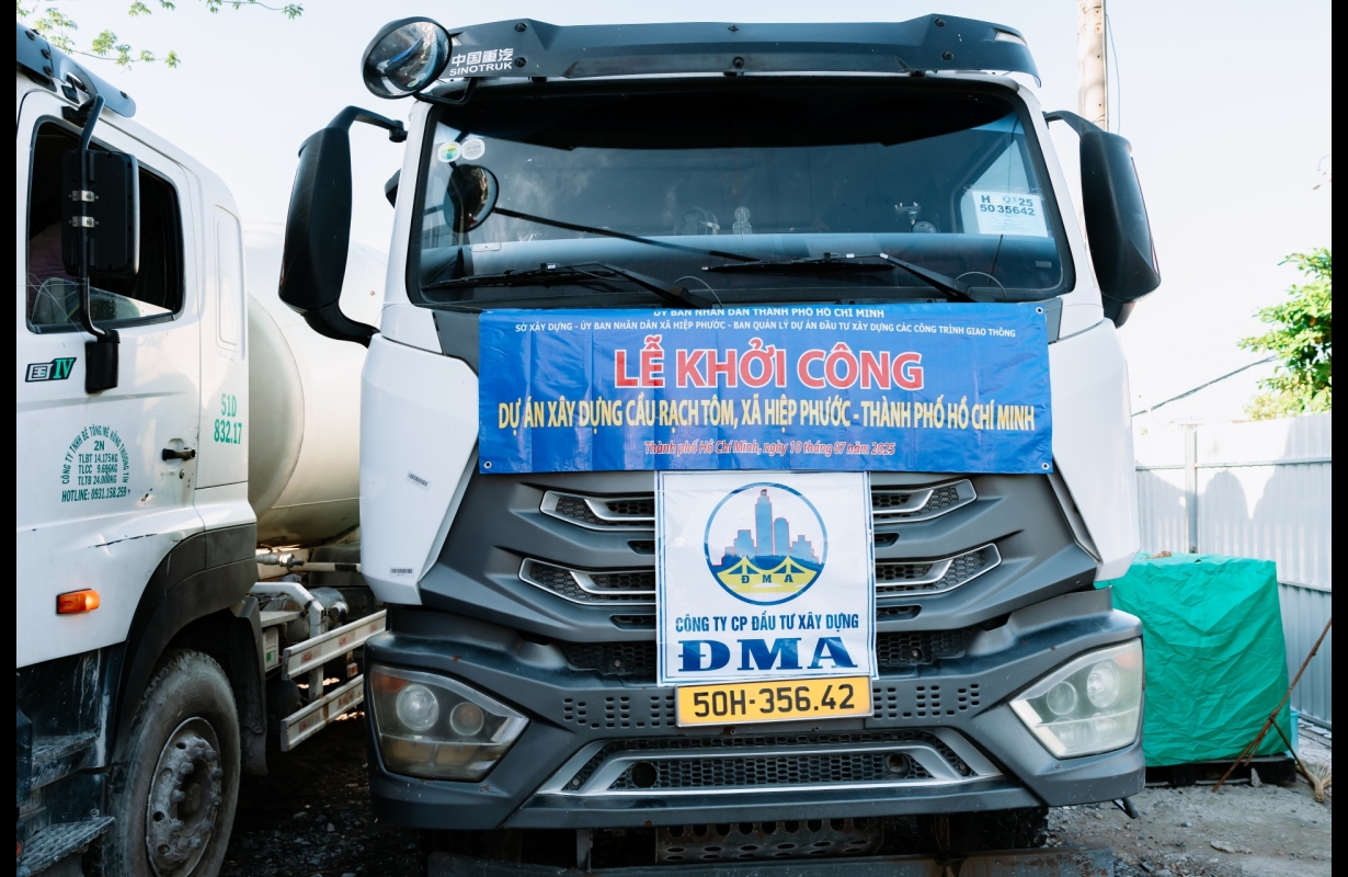 LỄ KHỞI CÔNG CẦU RẠCH TÔM TP HỒ CHÍ MINH