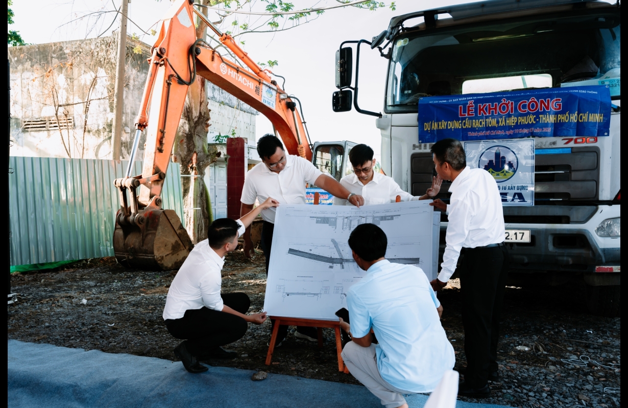 LỄ KHỞI CÔNG CẦU RẠCH TÔM TP HỒ CHÍ MINH