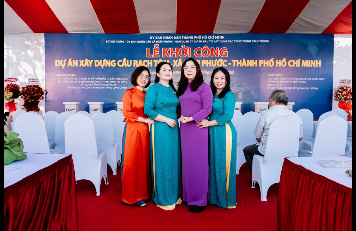 LỄ KHỞI CÔNG CẦU RẠCH TÔM TP HỒ CHÍ MINH