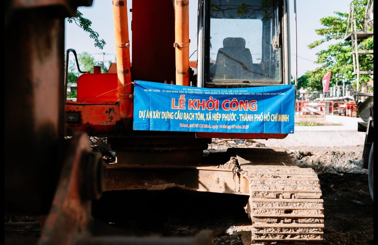 LỄ KHỞI CÔNG CẦU RẠCH TÔM TP HỒ CHÍ MINH