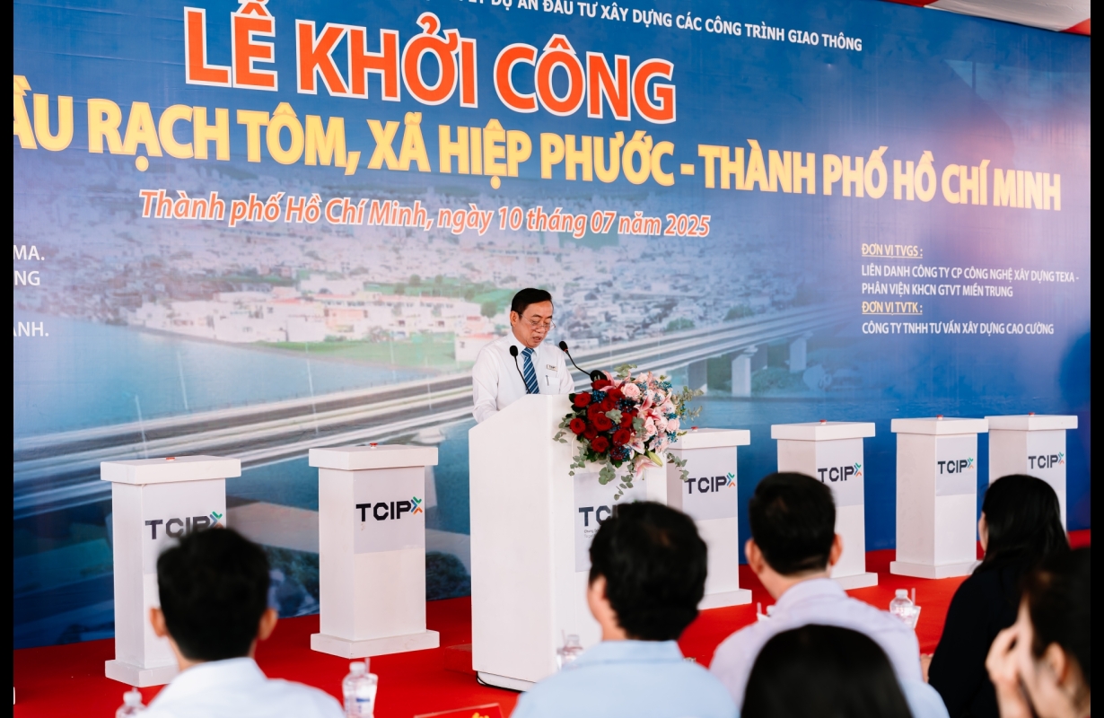 LỄ KHỞI CÔNG CẦU RẠCH TÔM TP HỒ CHÍ MINH