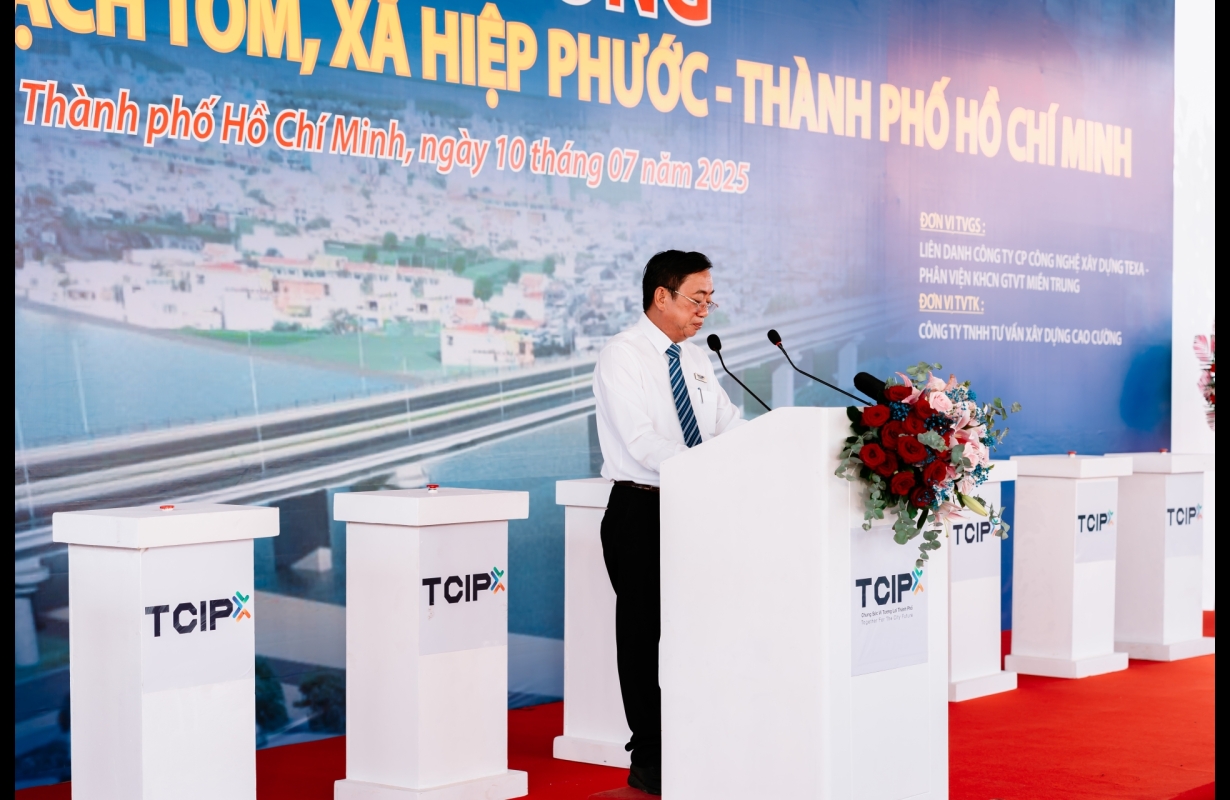 LỄ KHỞI CÔNG CẦU RẠCH TÔM TP HỒ CHÍ MINH