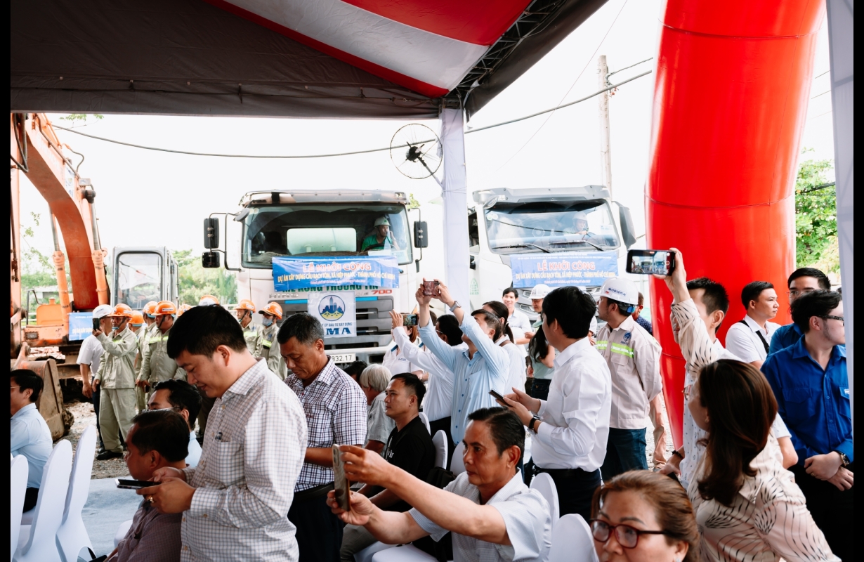 LỄ KHỞI CÔNG CẦU RẠCH TÔM TP HỒ CHÍ MINH