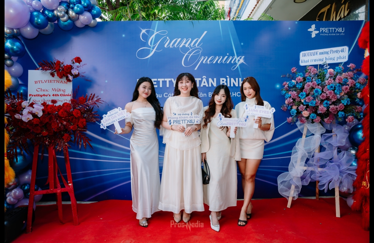 KHAI TRƯƠNG PHÒNG KHÁM DA LIỄU PRETTY4U