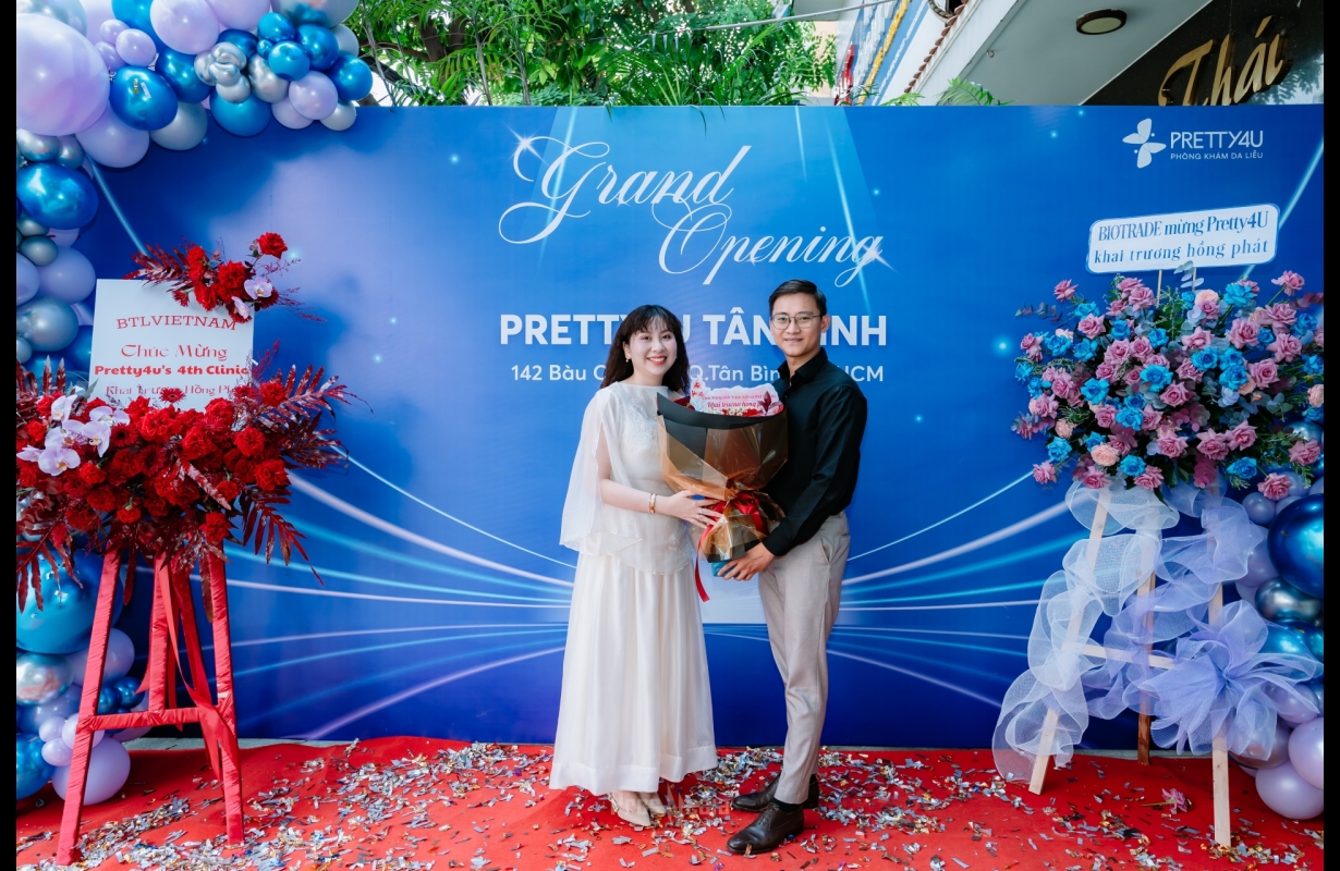 KHAI TRƯƠNG PHÒNG KHÁM DA LIỄU PRETTY4U