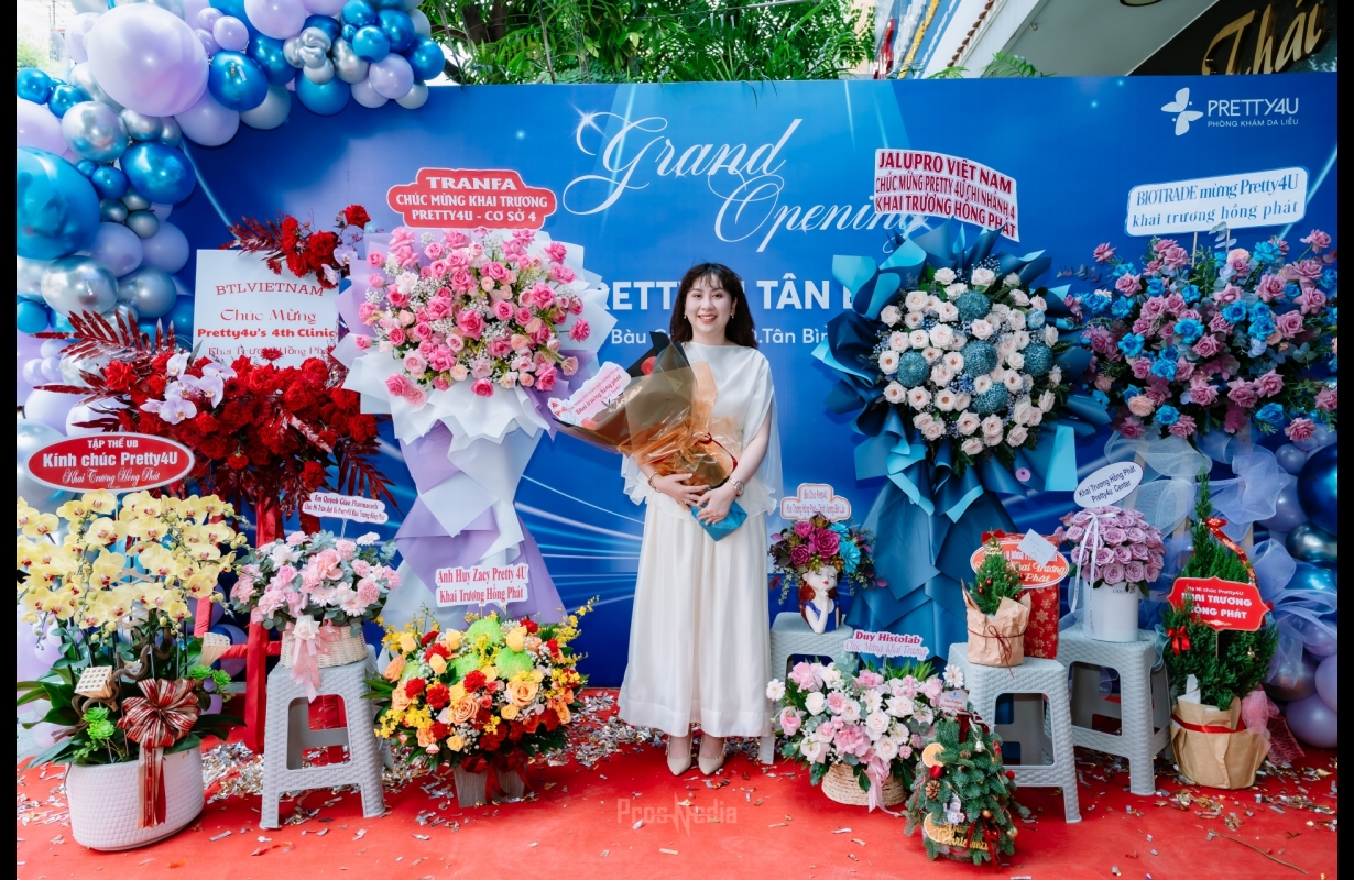 KHAI TRƯƠNG PHÒNG KHÁM DA LIỄU PRETTY4U