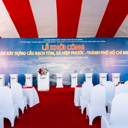 LỄ KHỞI CÔNG CẦU RẠCH TÔM TP HỒ CHÍ MINH