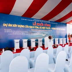 LỄ KHỞI CÔNG CẦU RẠCH TÔM TP HỒ CHÍ MINH