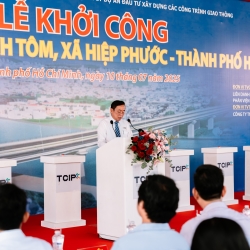 LỄ KHỞI CÔNG CẦU RẠCH TÔM TP HỒ CHÍ MINH