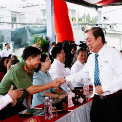 LỄ KHỞI CÔNG CẦU RẠCH TÔM TP HỒ CHÍ MINH