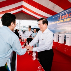 LỄ KHỞI CÔNG CẦU RẠCH TÔM TP HỒ CHÍ MINH