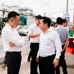 LỄ KHỞI CÔNG CẦU RẠCH TÔM TP HỒ CHÍ MINH